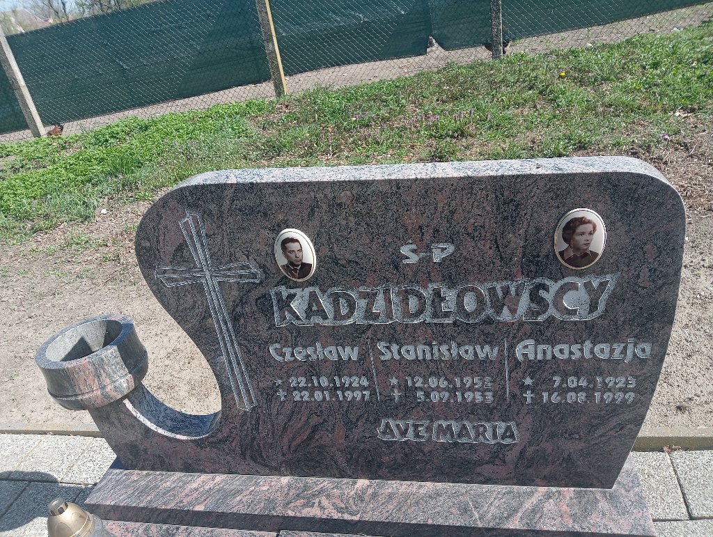 Anastazja Kadziłowska 1923 Santok - Grobonet - Wyszukiwarka osób pochowanych