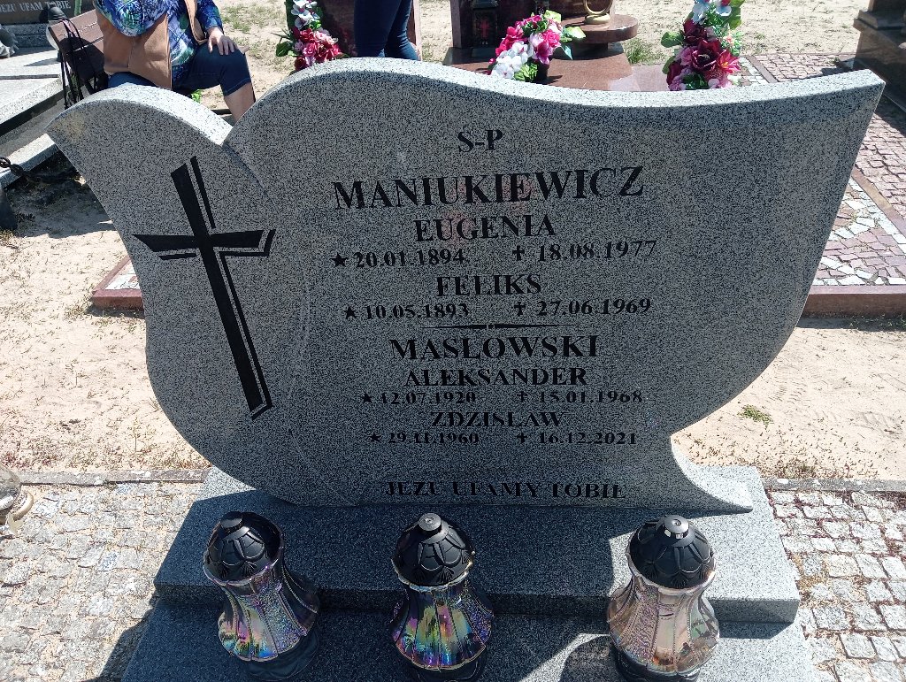 Feliks Maniukiewicz 1893 Santok - Grobonet - Wyszukiwarka osób pochowanych