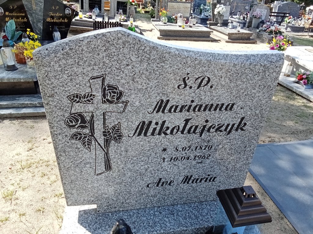 Grób Marianna Mikołajczyk
